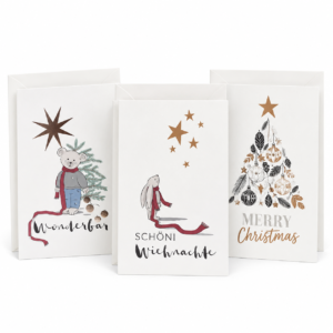 Weihnachtskarten 3er-Set