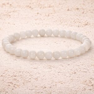 Weisser Mondstein Armband Elegant
