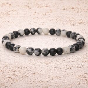 Zebra-Jaspis-Armband
