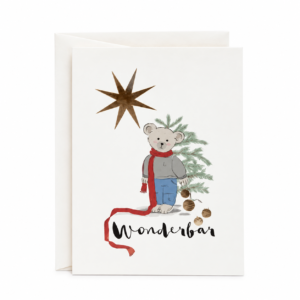 Weihnachtskarte – „Wunderbar“