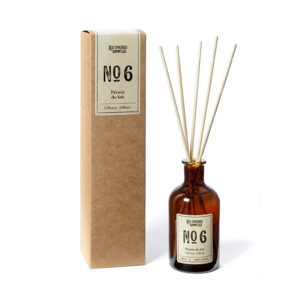 Raumdiffusor Nr 6 – eleganter Duftdiffusor mit Amber, Lavendel und Vanille, hergestellt in der Provence