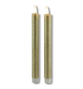 Stabkerze LED gold