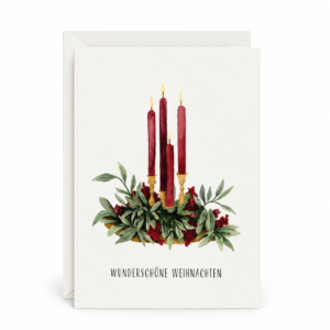 Karte Adventskranz