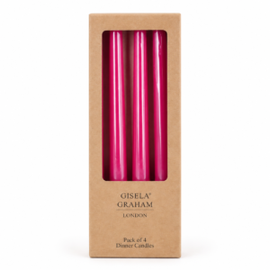 Spitzkerze Pink 4er